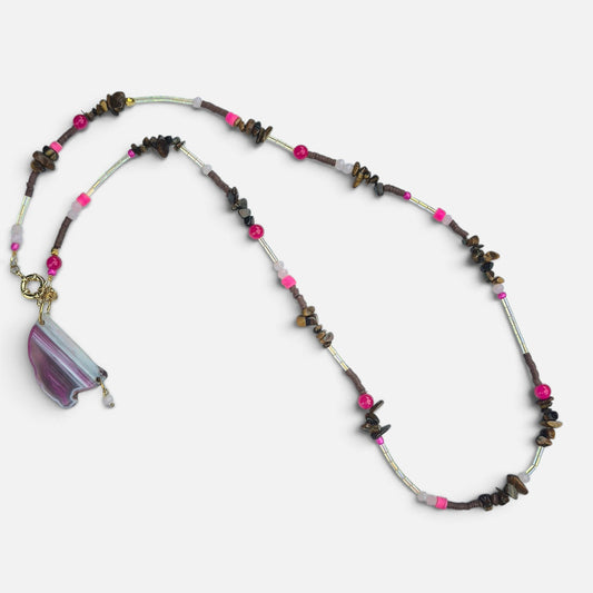 Collar Largo Ágata Boho