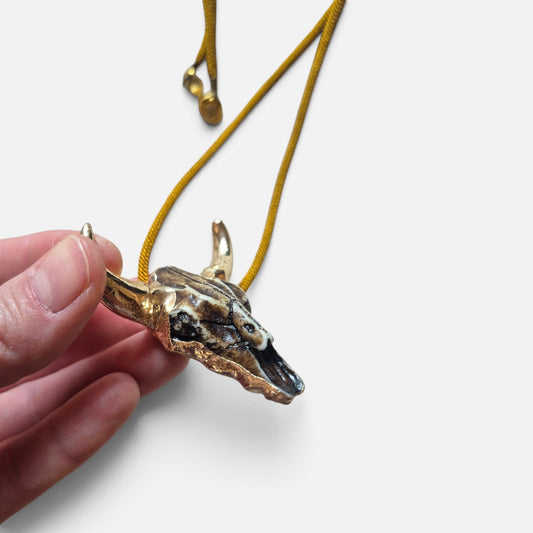 Collar buey mostaza