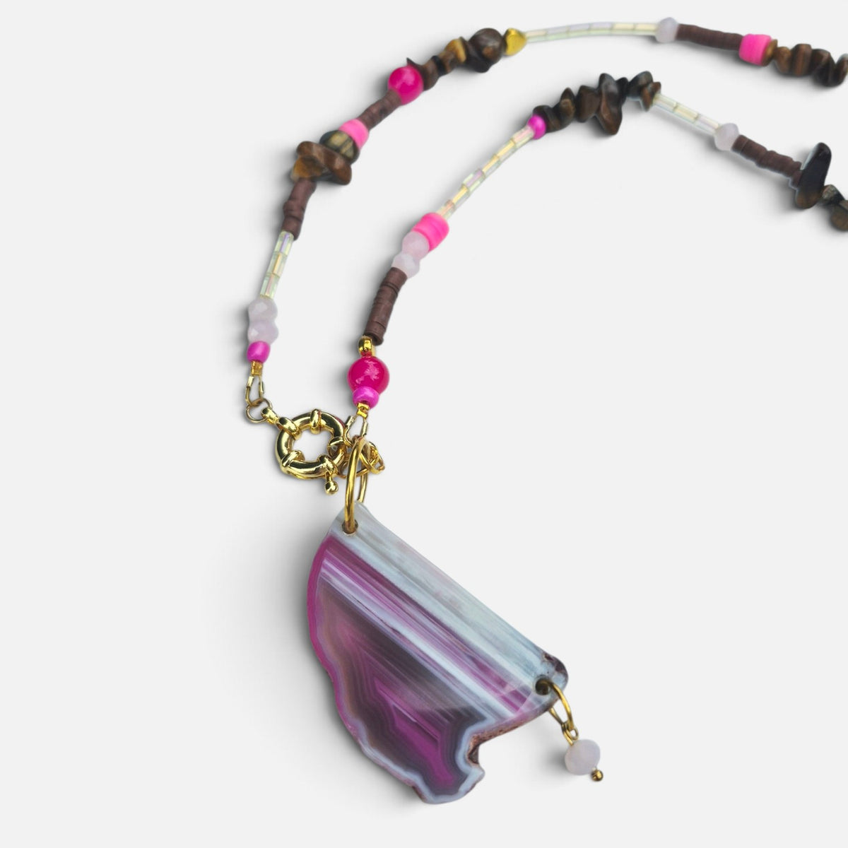 Collar Largo Ágata Boho