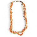 Collar Naranjo Artesanal