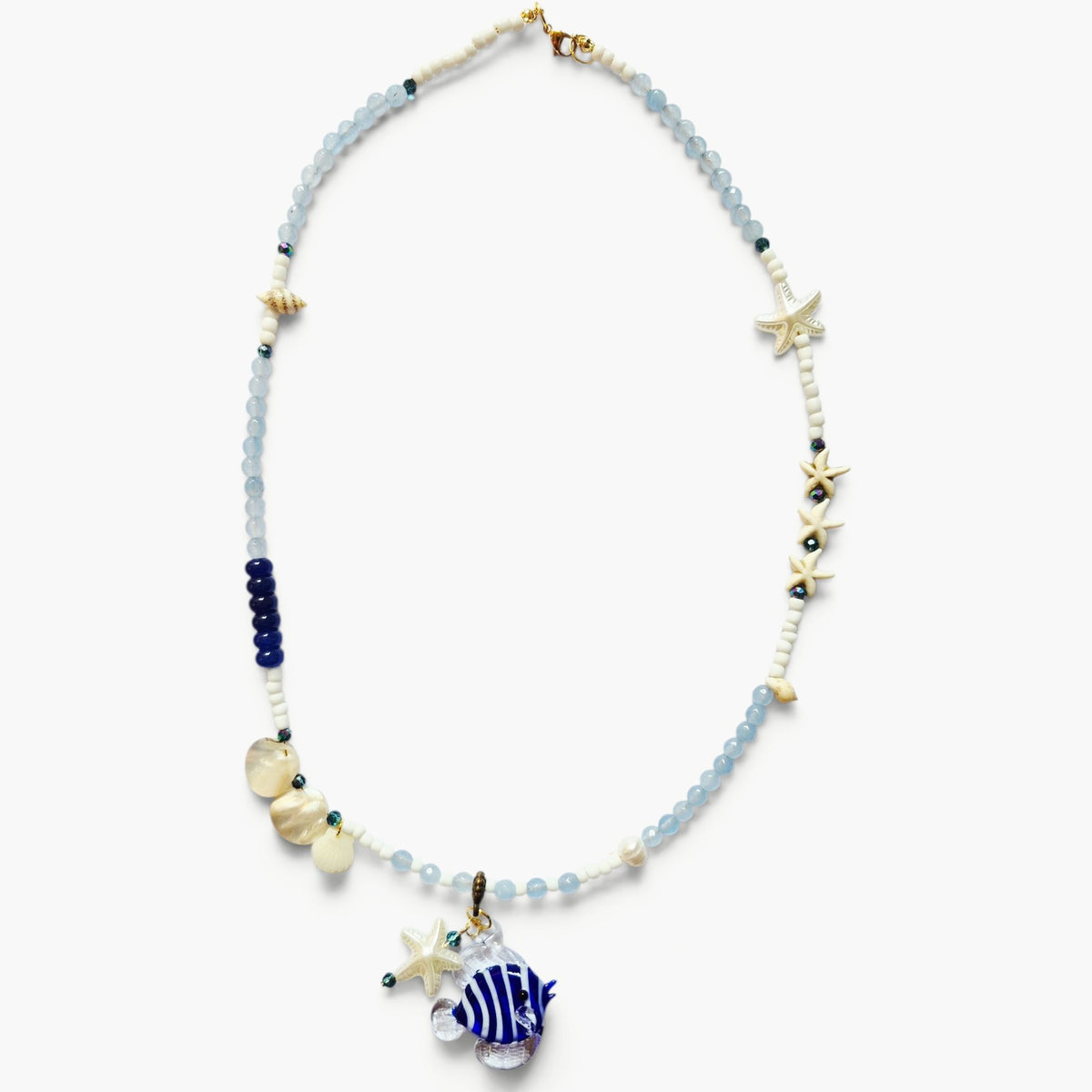 Collar marea azul
