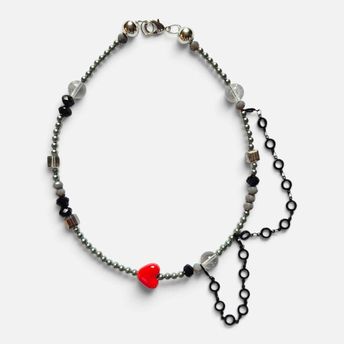 Collar corazón rebelde
