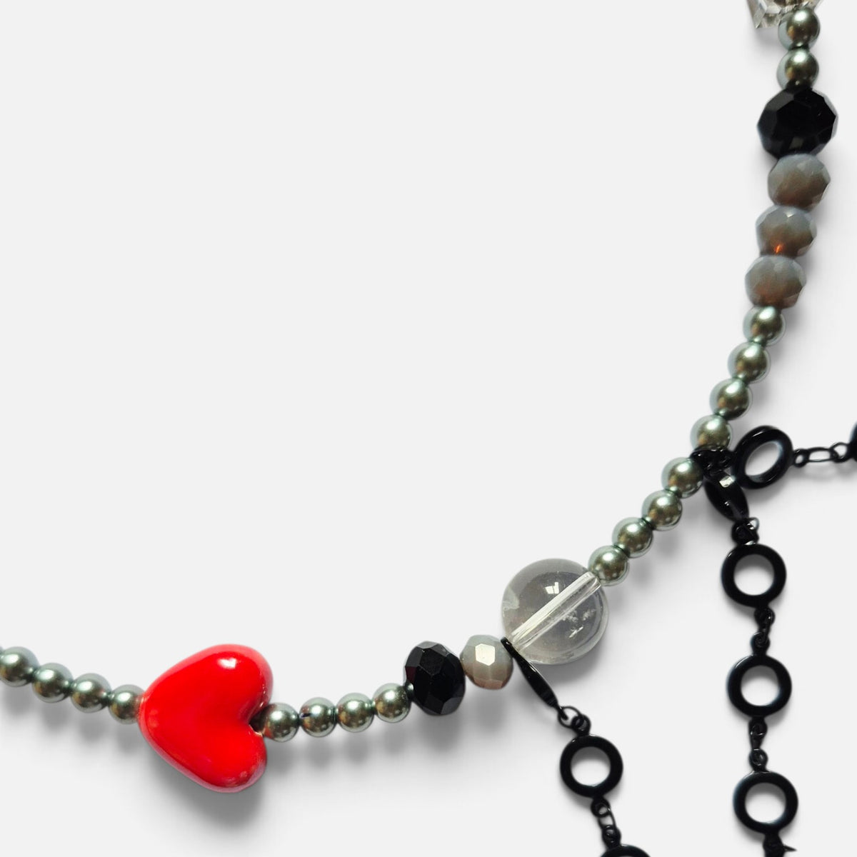 Collar corazón rebelde