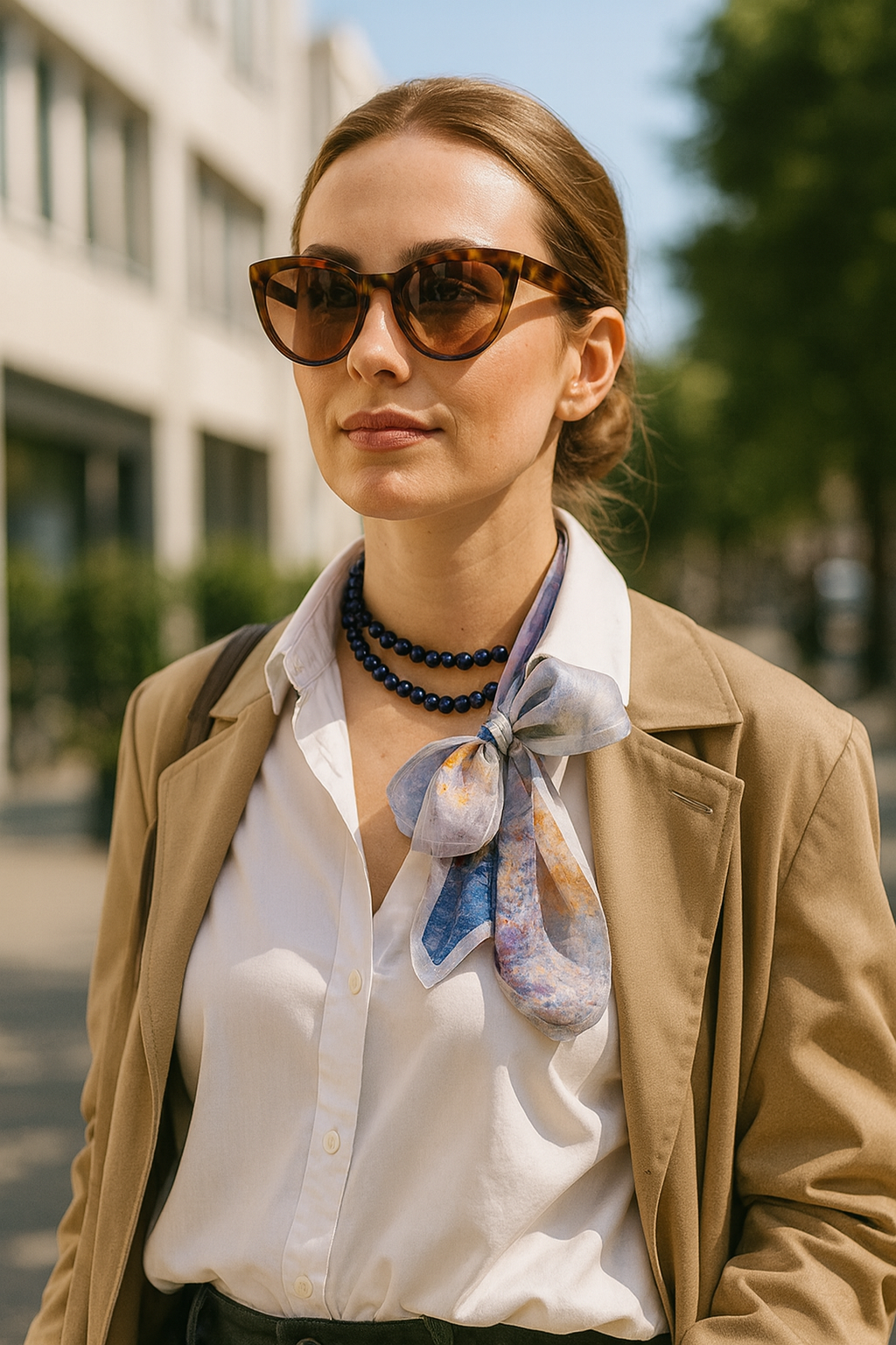 Collar con pañuelo