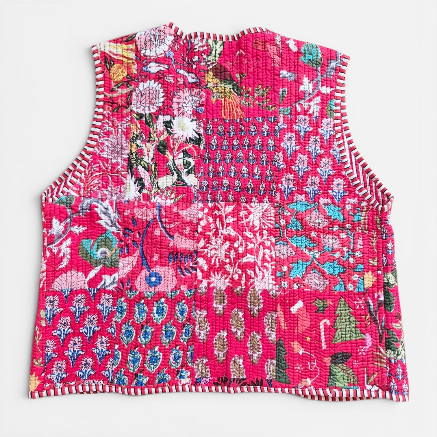 Vest quilt rojo