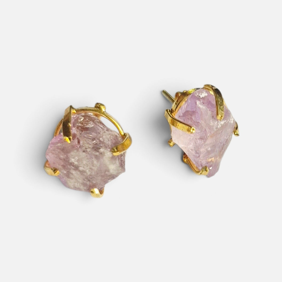 Aros Amatista en bruto