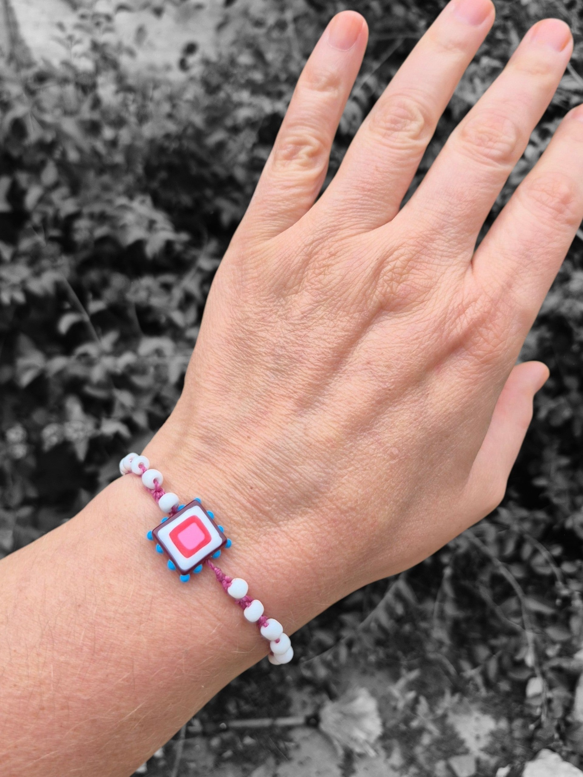 Pulsera cuadrada