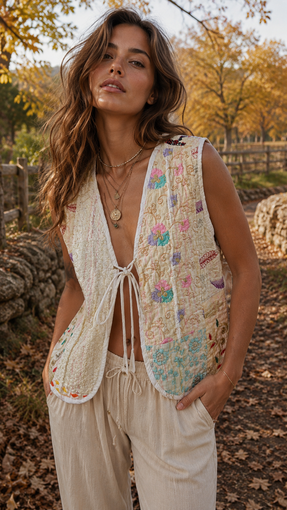 Vest bordados