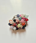 Anillo ágatas colores