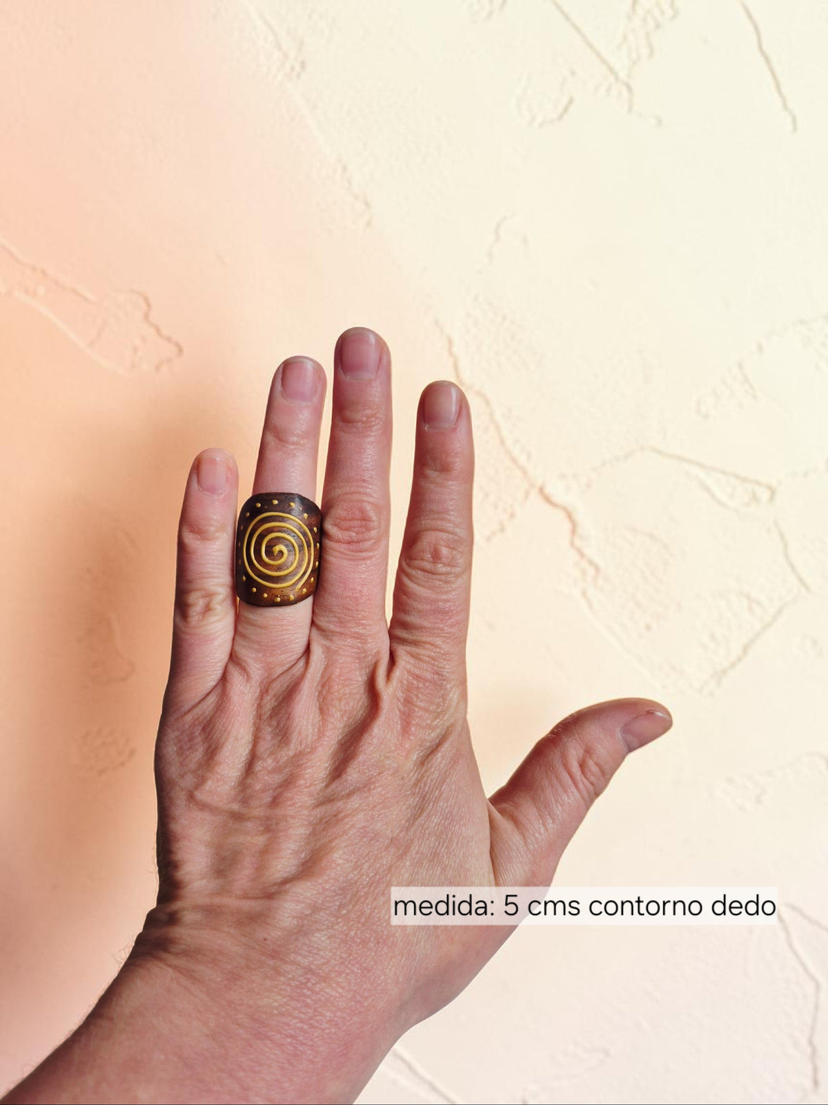 Anillo de Madera Pintada