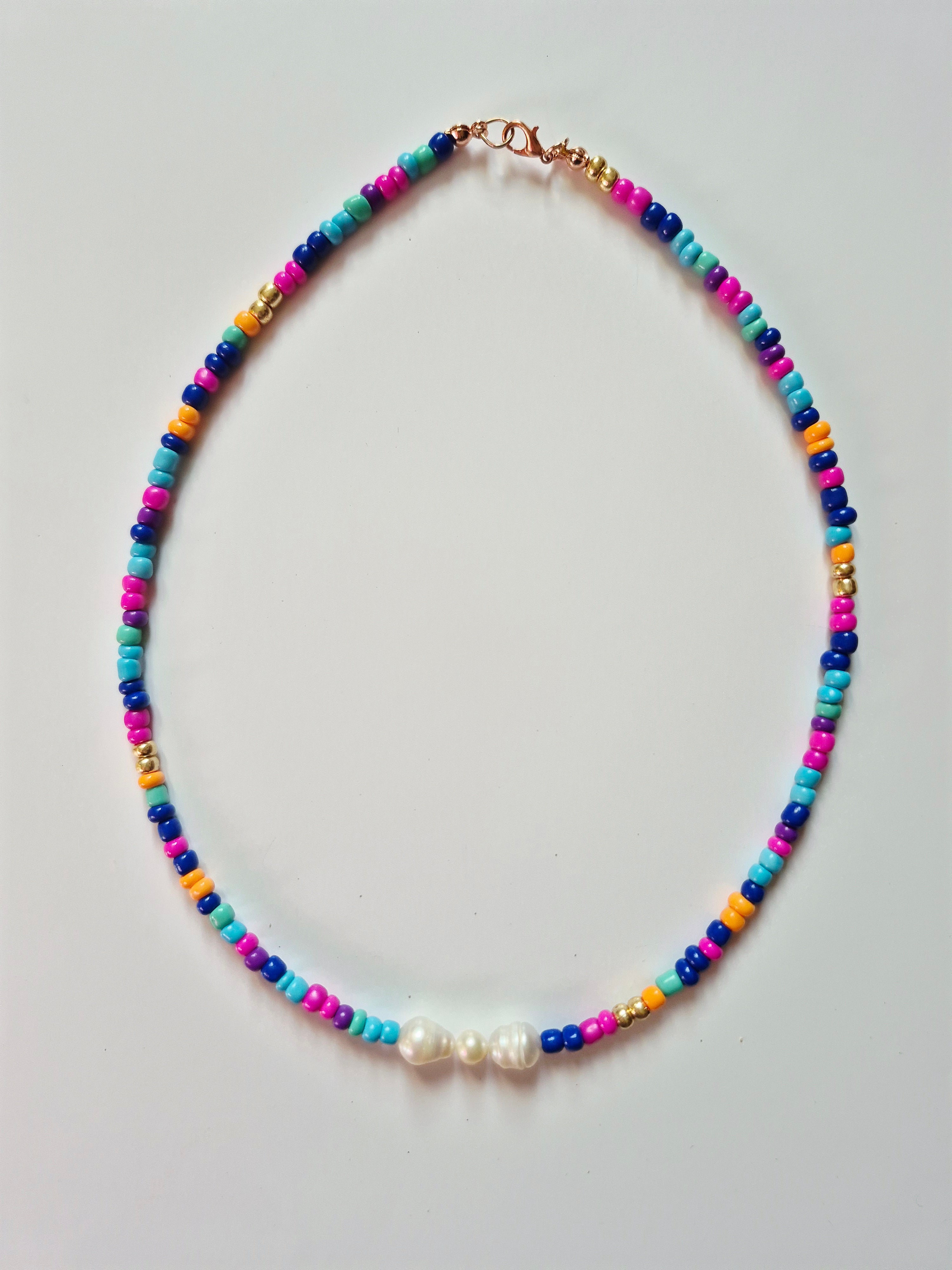 Collar mostacillas colores