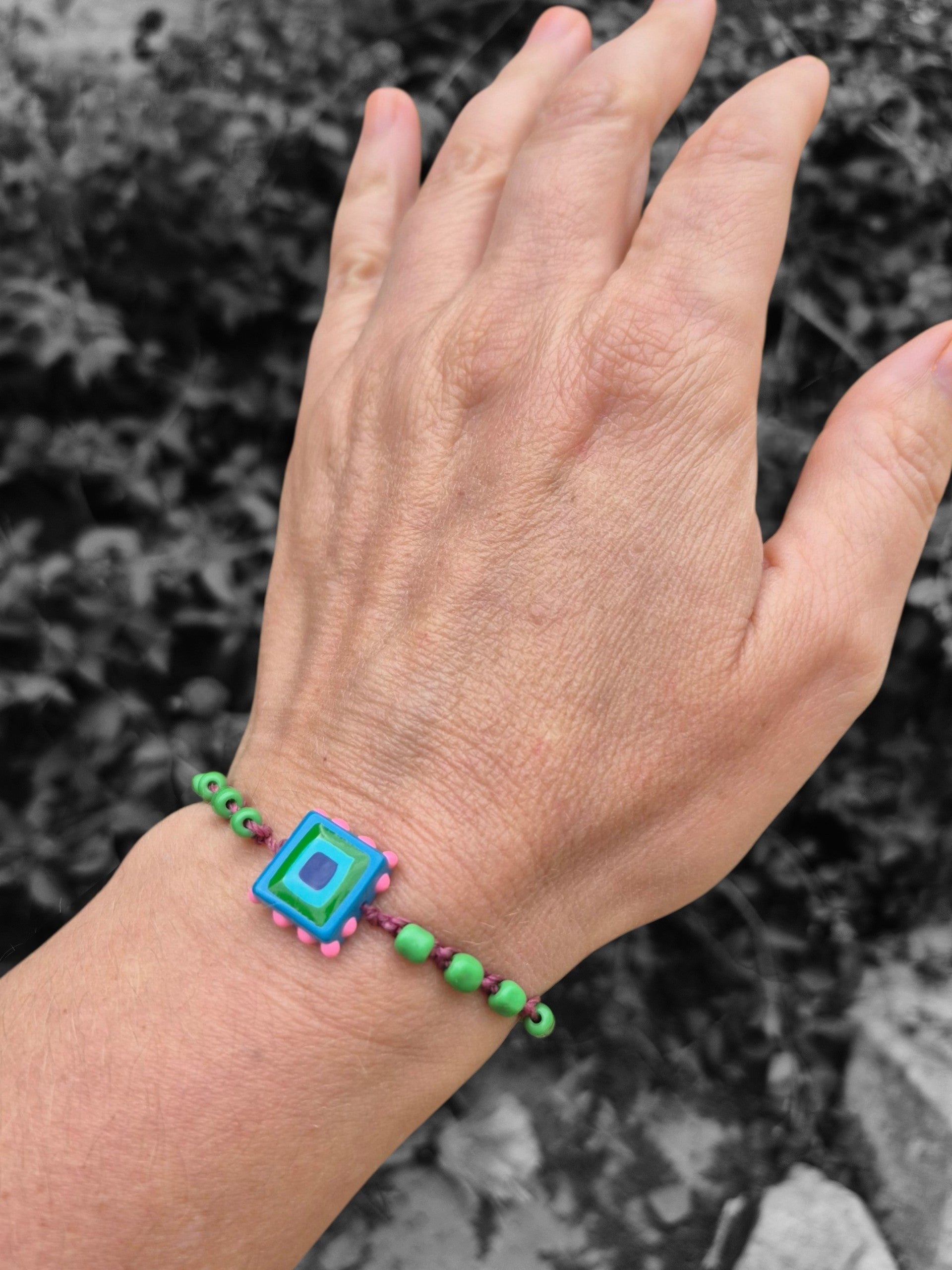 Pulsera cuadrada