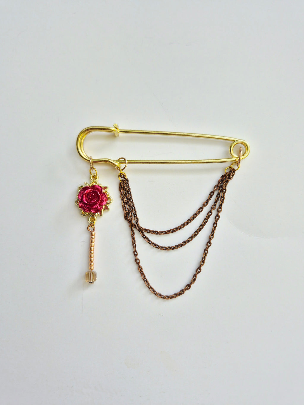 Prendedor rosa