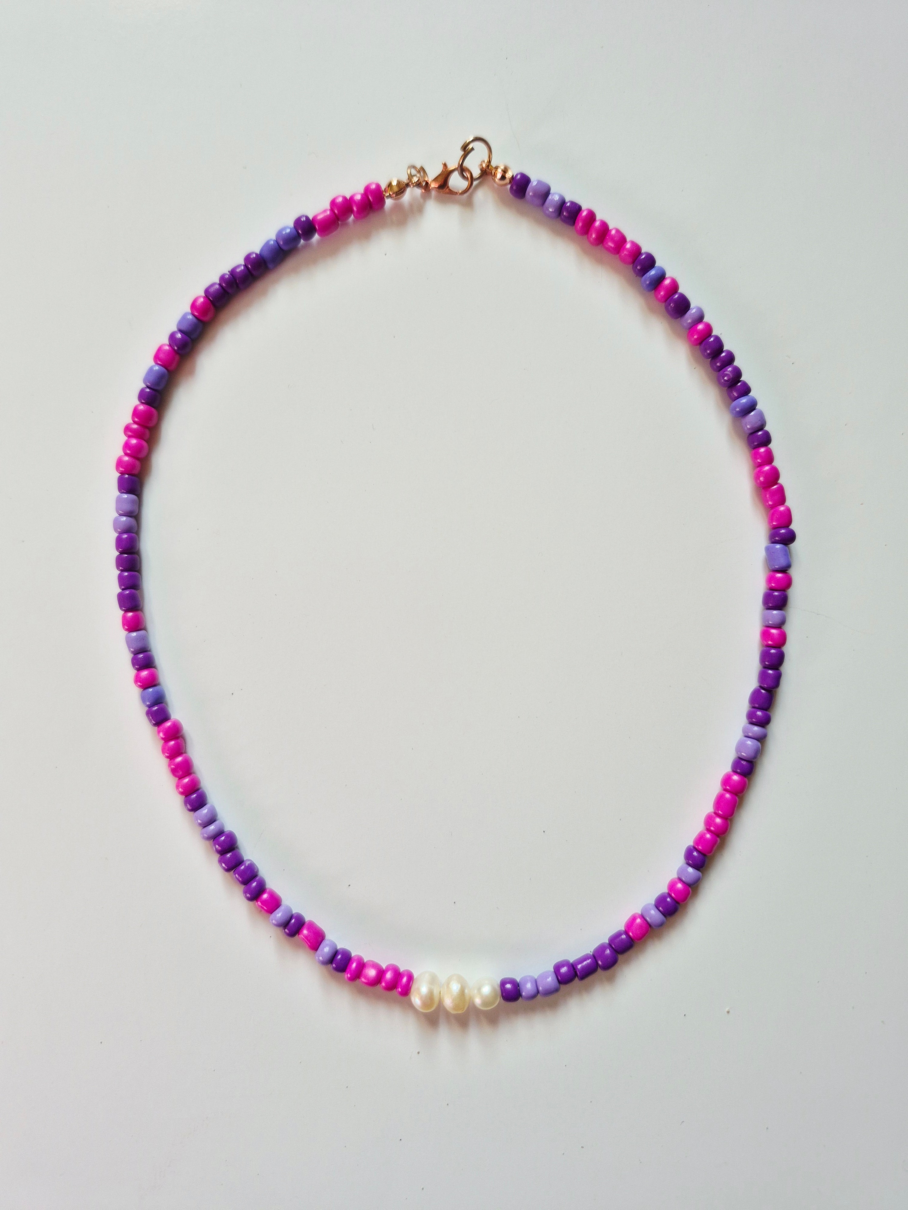 Collar mostacillas colores