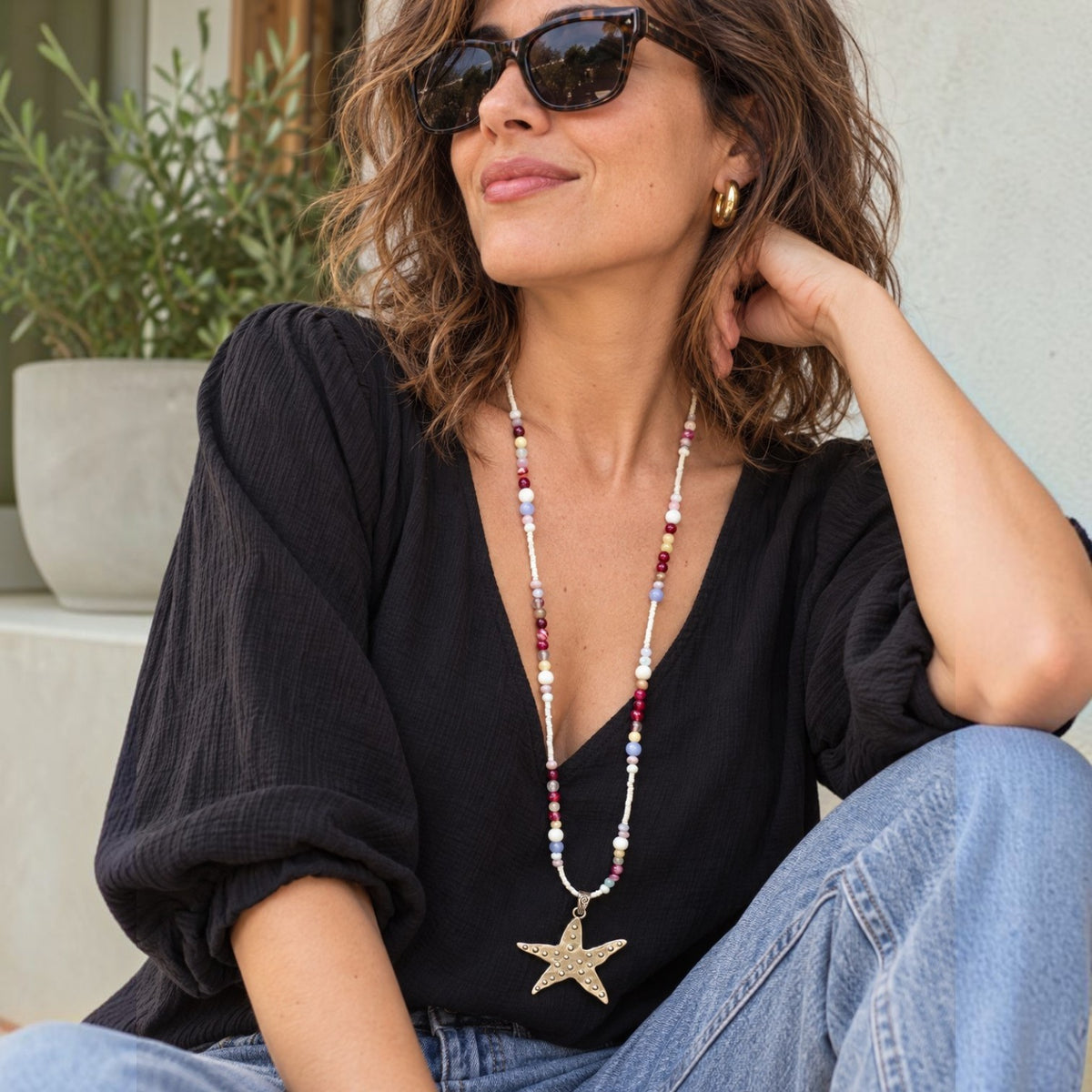 Collar estrella bohemia