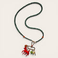 Collar caballo rojo