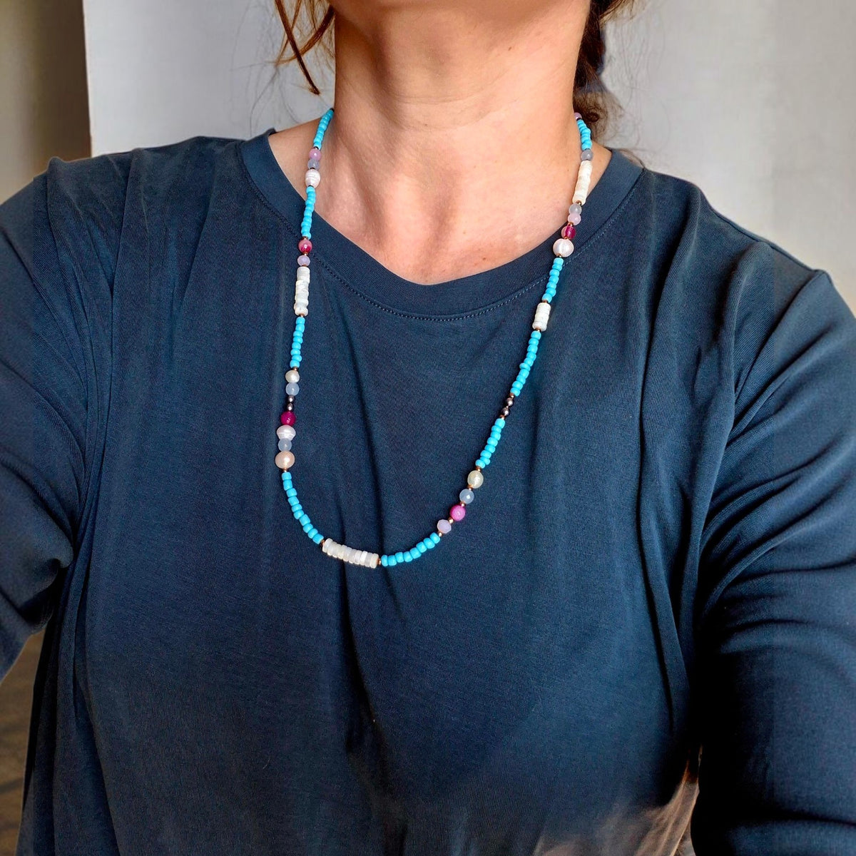 Collar Turquesa Mix