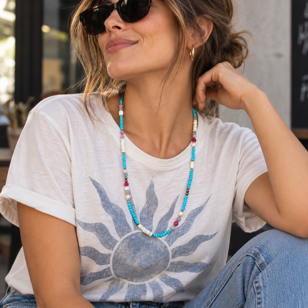 Collar Turquesa Mix